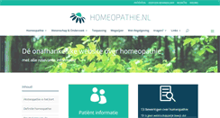 Desktop Screenshot of homeopathie.nl