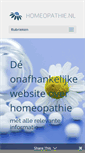 Mobile Screenshot of homeopathie.nl